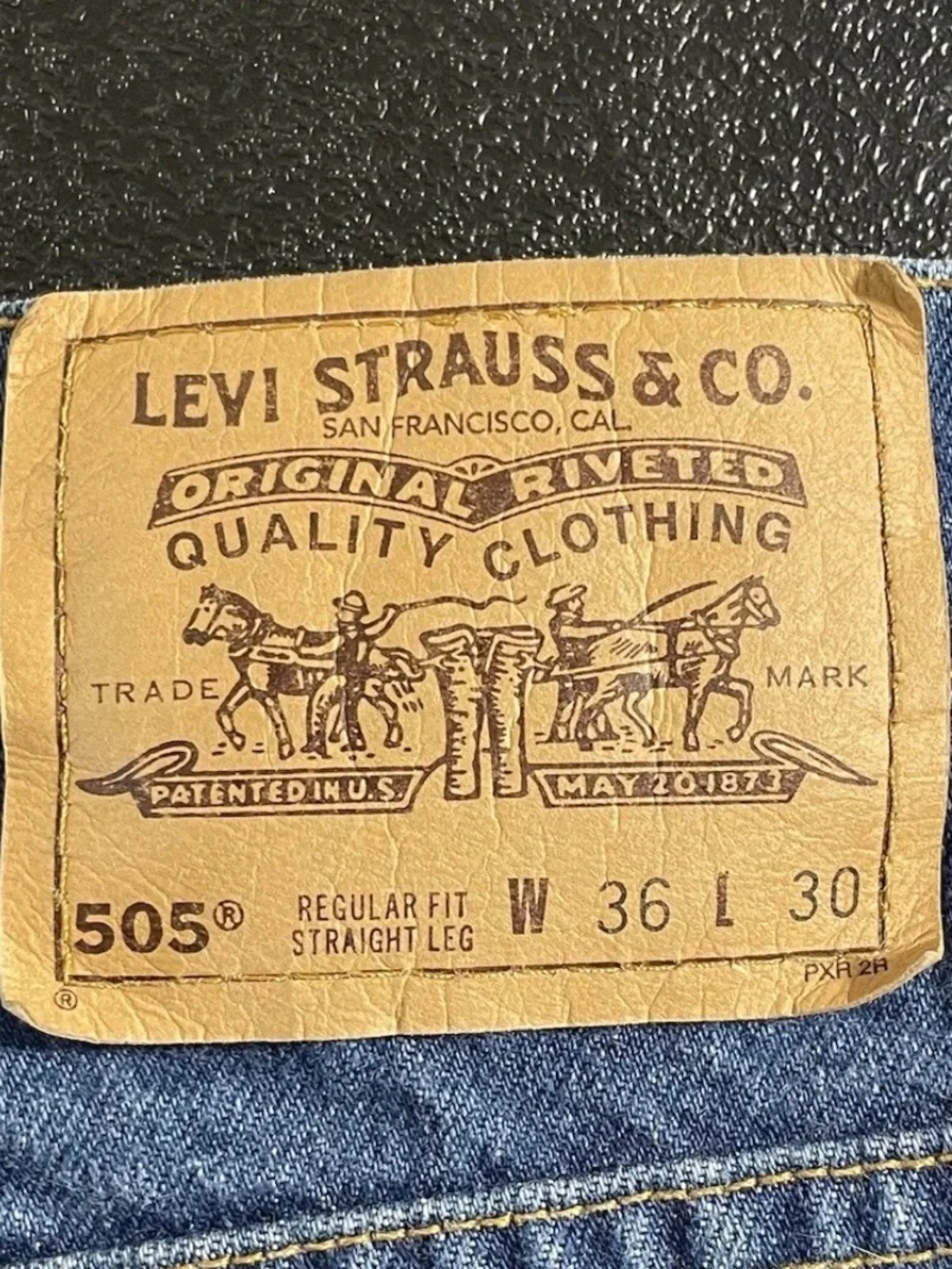 Levi's 90's Orange‎ Tab 505 Jeans Vintage USA Made-Men's 36x30 (fits like 34x26)